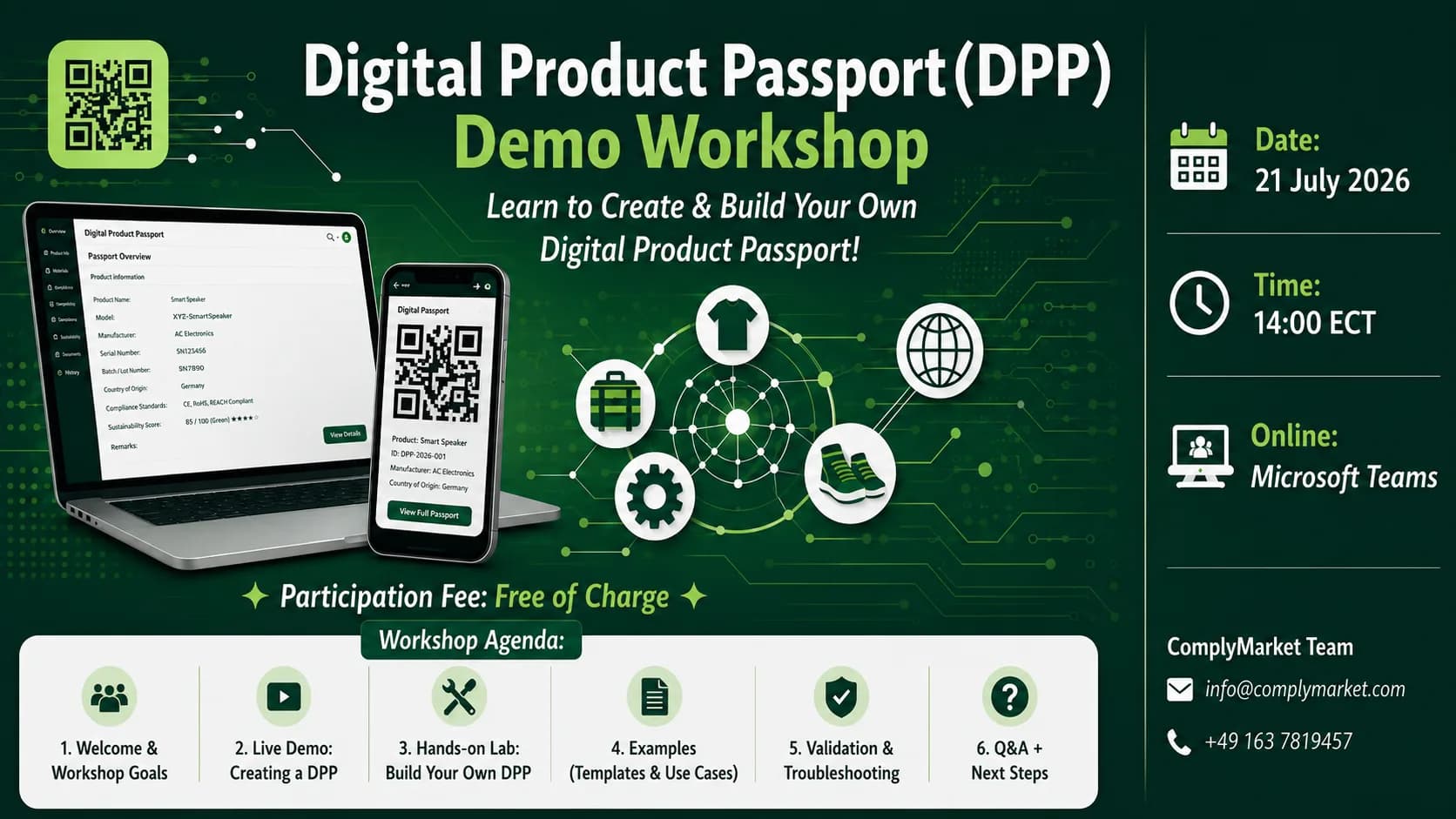 🌿 Demo-Workshop zum digitalen Produktpass (DPP).
