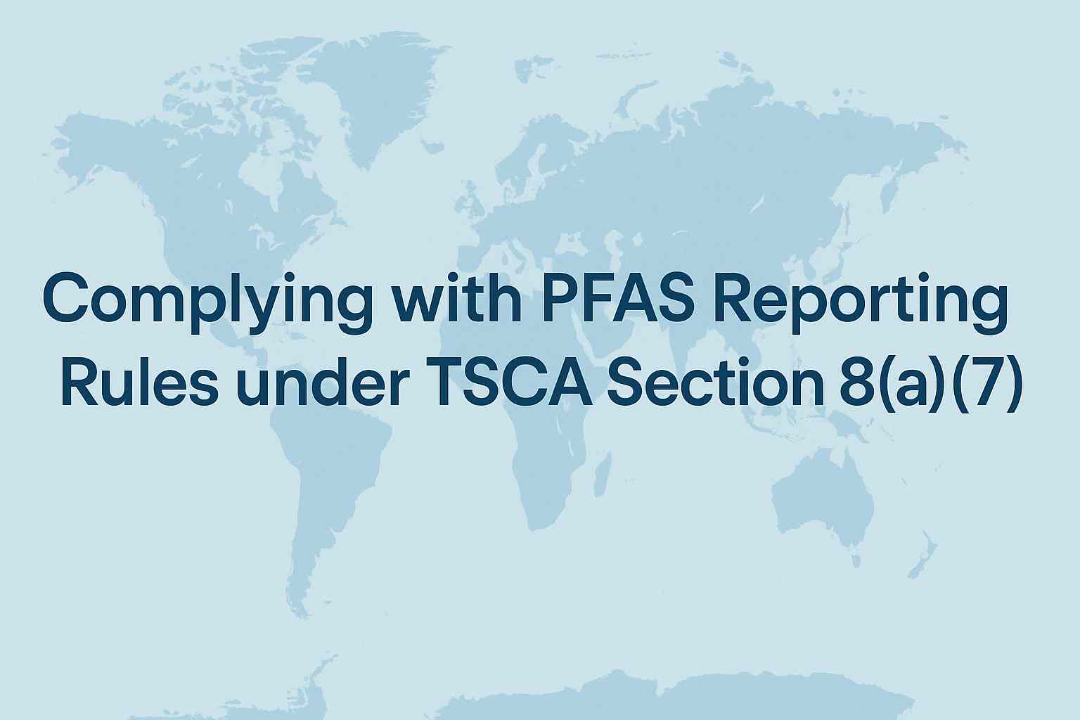 PFAS TSCA-Konformität