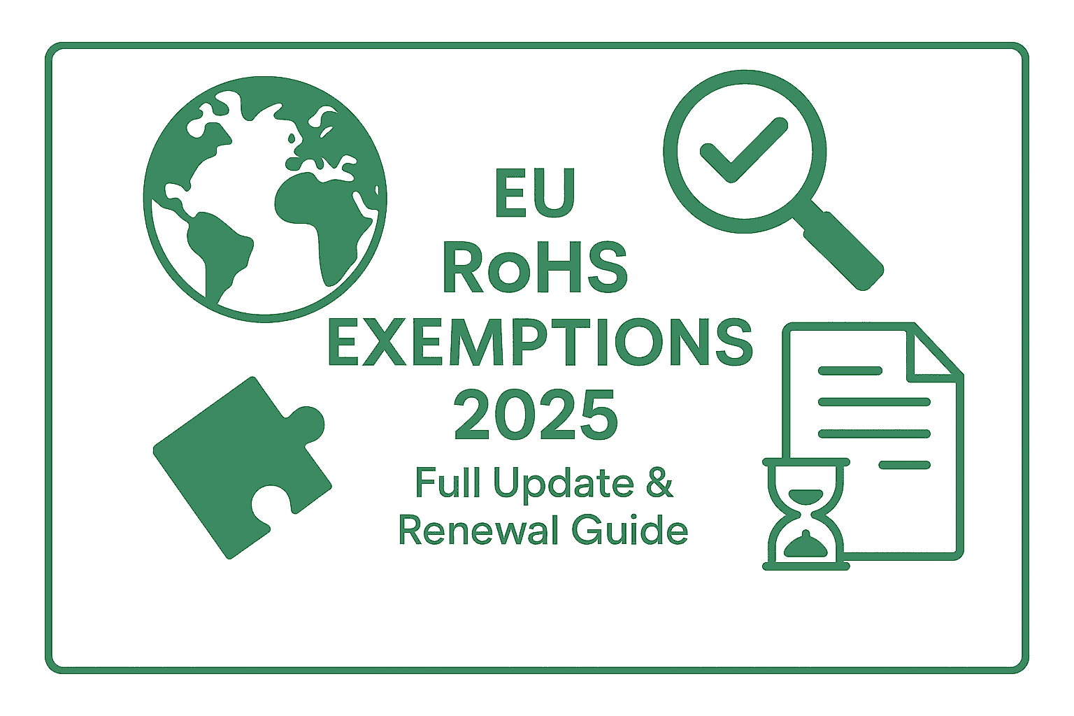 EU-RoHS-Ausnahmen 2025: Vollständiger Update- und Erneuerungsleitfaden