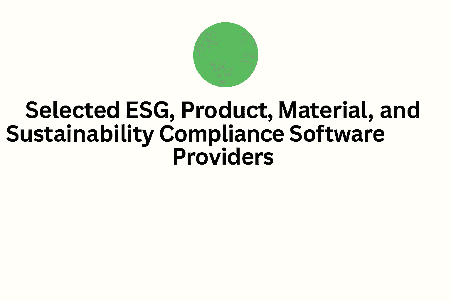 Top-ESG-, Produkt-, Material- und Nachhaltigkeits-Compliance-Softwareanbieter im Jahr 2025