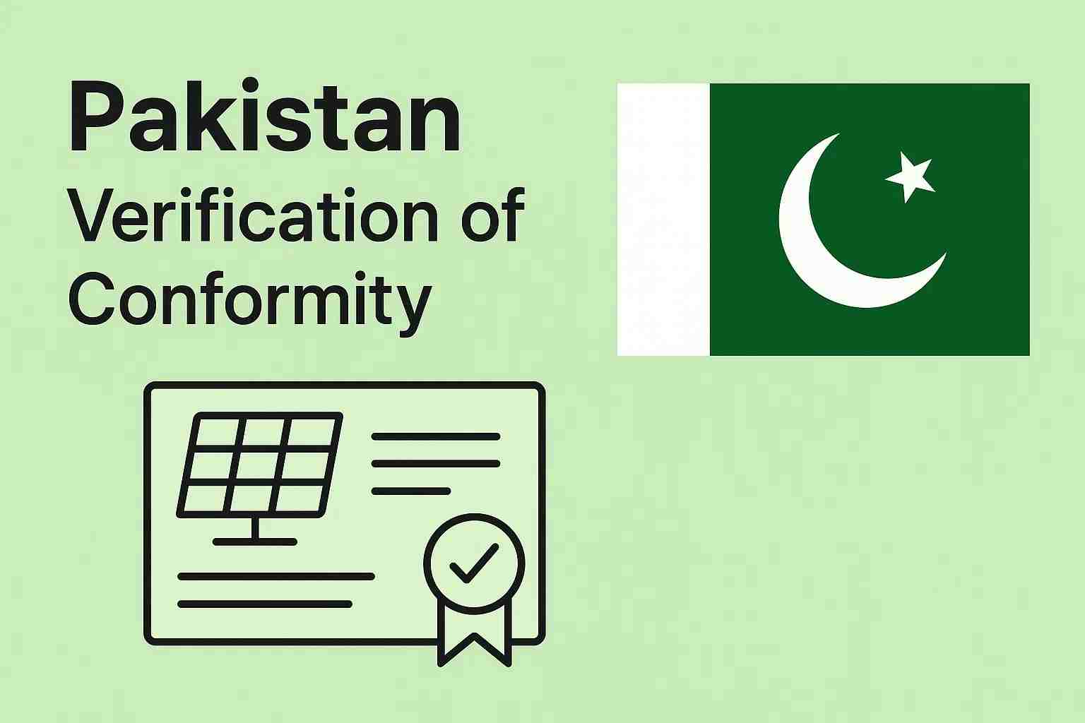 Pakistanische Konformitätsprüfung