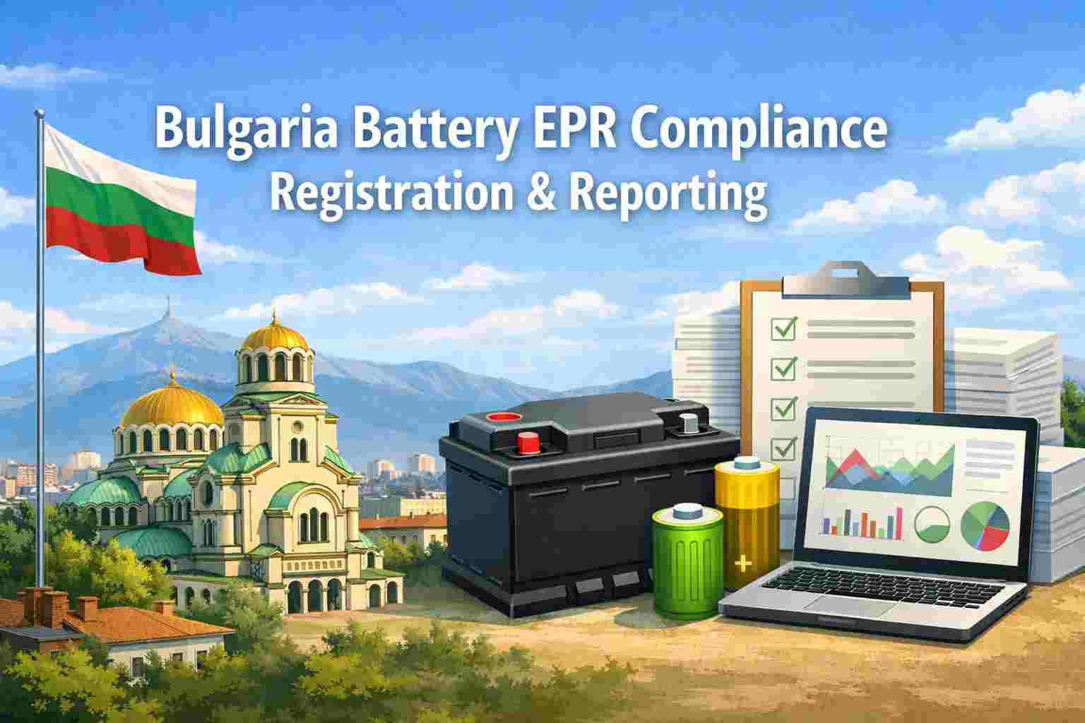 Bulgarien Batterie-EPR-Konformität: Registrierung und Berichterstattung