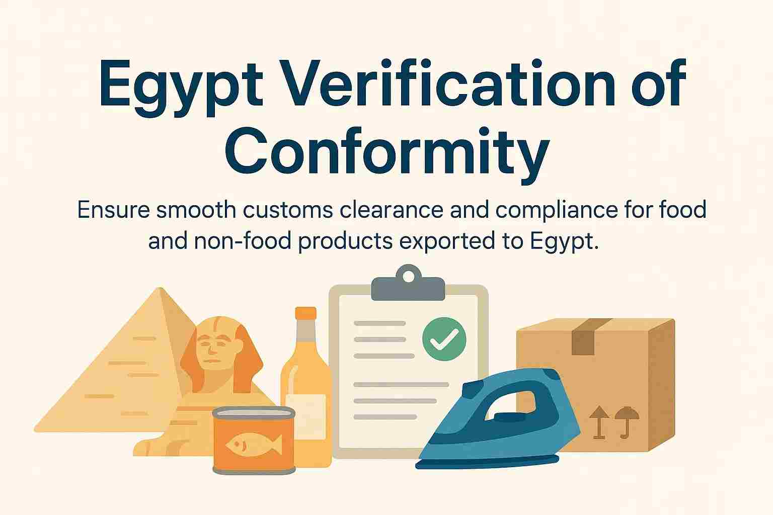 Ägypten Konformitätsprüfung