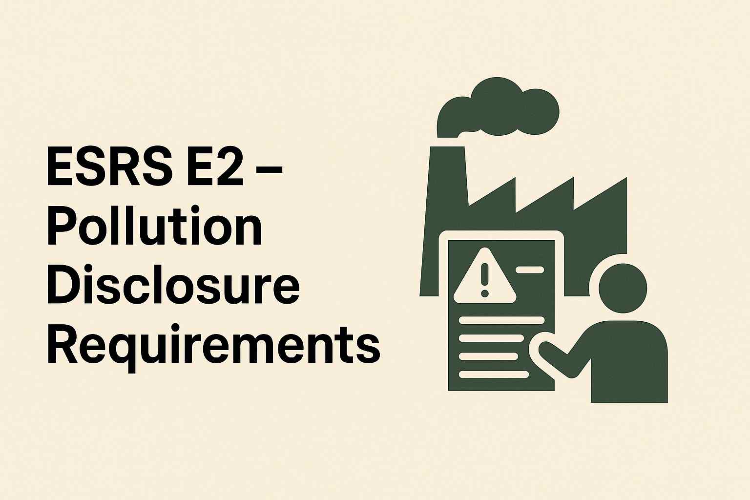 ESRS E2 Pollution Rules