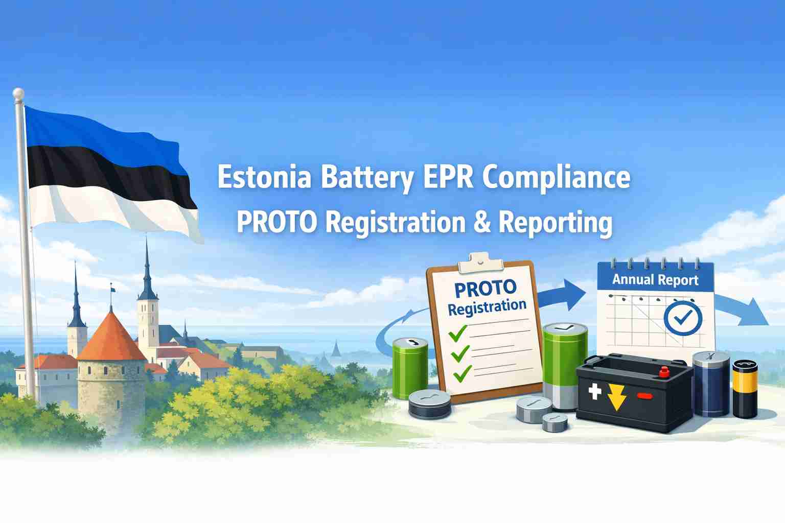  Conformité EPR des batteries d'Estoni...